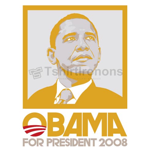 Obama T-shirts Iron On Transfers N6244